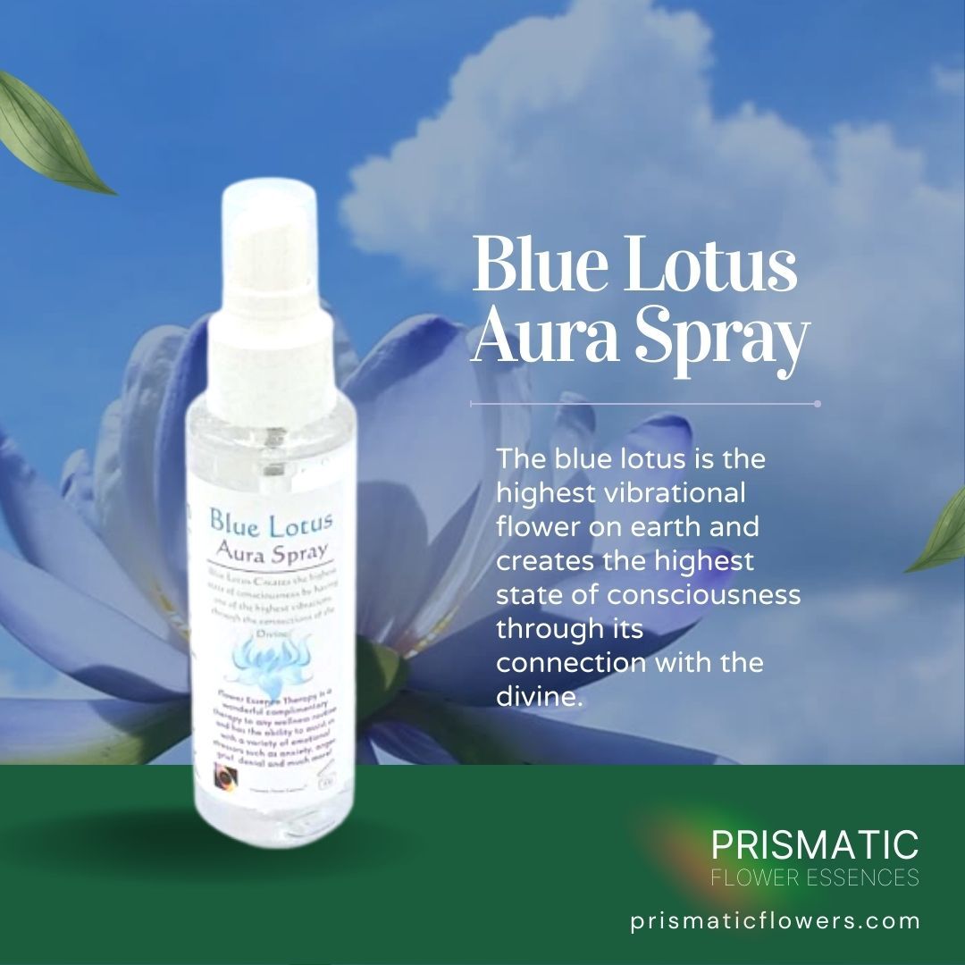 Blue Lotus Aura Spray from Prismatic Flower Essences