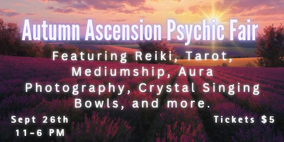 Autumn Ascension Psychic Fair | Ferndale MI at the Ascension School of Healing Arts in Ferndale, Michigan