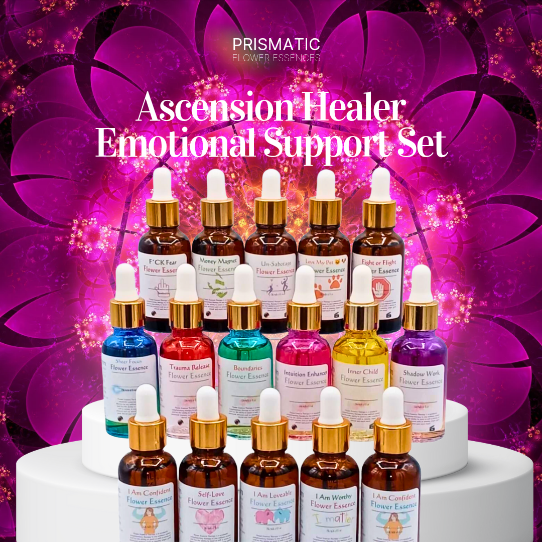 Ascension Healer Emotional Support Set from Prismatic Flower Essences